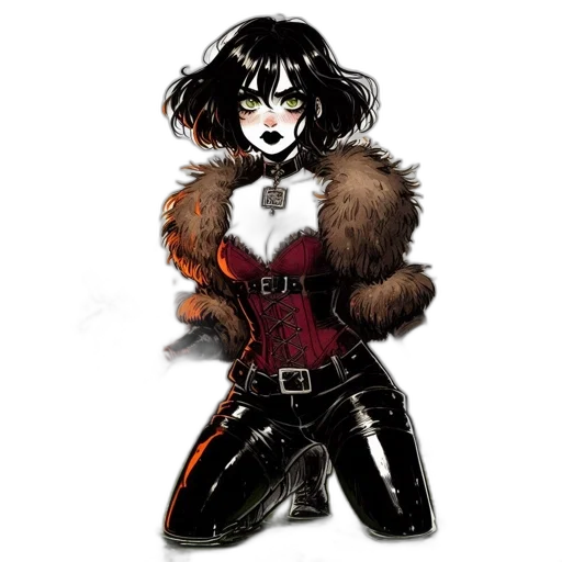 jacket, staff, mask, animal transparent PNG cut-out