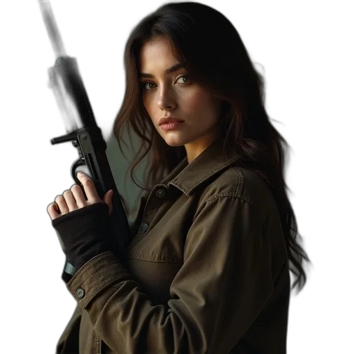 weapon, jacket, staff, sword transparent PNG cut-out