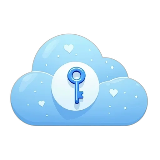 blue, stylized, illustration, cloud transparent PNG cut-out