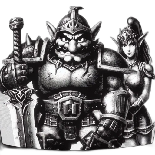 crown, sword, robot, weapon transparent PNG cut-out