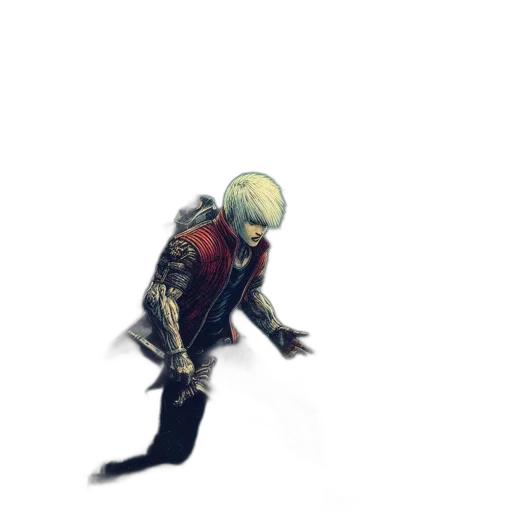 robot, mask, creature, sword transparent PNG cut-out