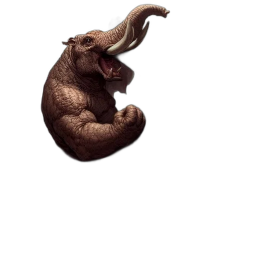 animal, creature, staff, dragon transparent PNG cut-out