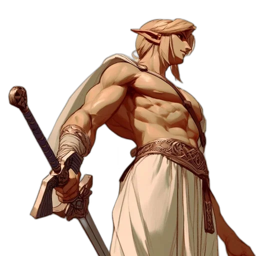 sword, staff, weapon, fantasy art transparent PNG cut-out