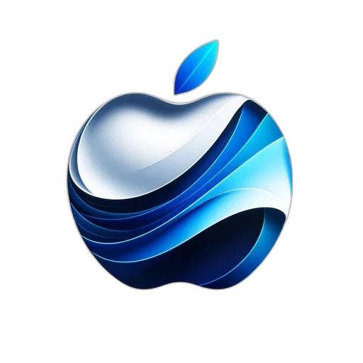 3d render, photorealistic, blue, artistic transparent PNG cut-out