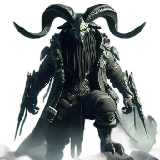 creature, mask, concept art, fantasy art transparent PNG cut-out
