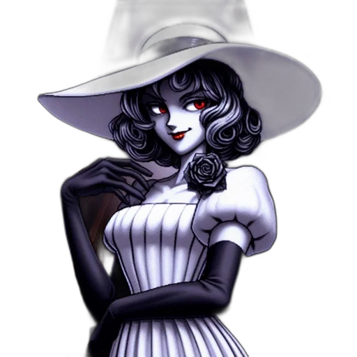 hat, dress, staff, mask transparent PNG cut-out