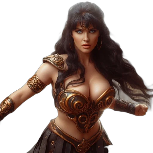 fantasy art, concept art, comic book art, photorealistic transparent PNG cut-out