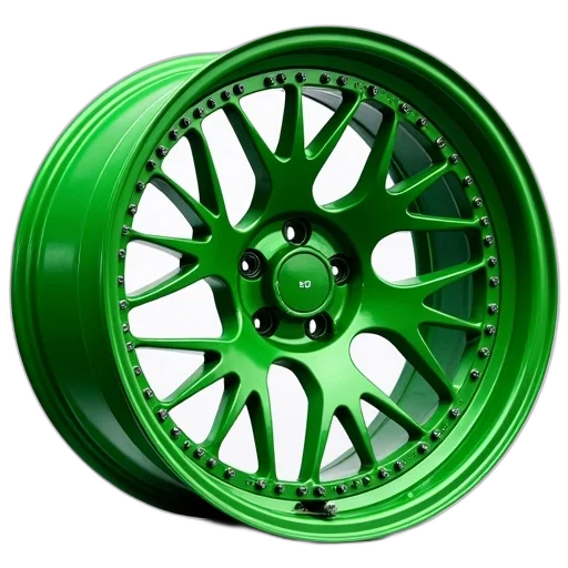 3d render, photorealistic, green, aero transparent PNG cut-out