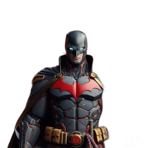 comic book art, 3d render, concept art, dark transparent PNG cut-out