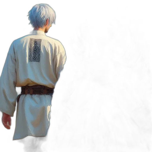jacket, staff, sword, weapon transparent PNG cut-out