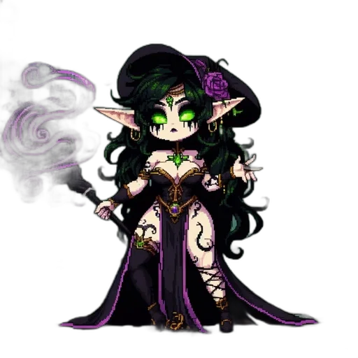 staff, fantasy art, concept art, pixel art transparent PNG cut-out
