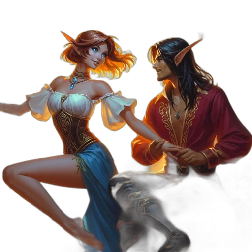 fantasy art, concept art, pixel art, comic book art transparent PNG cut-out