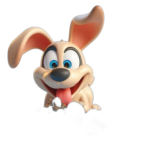 animal, creature, staff, 3d render transparent PNG cut-out