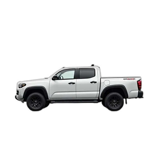car, white, pickup, truck transparent PNG cut-out