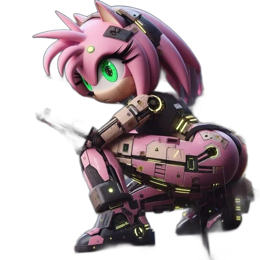 robot, weapon, cyberpunk, concept art transparent PNG cut-out