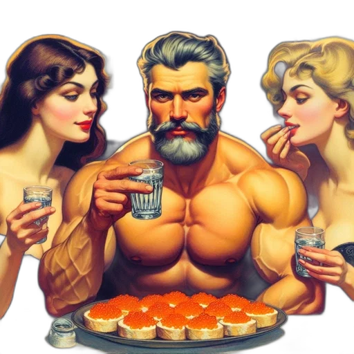 food, comic book art, concept art, pixel art transparent PNG cut-out