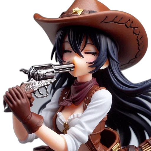 weapon, staff, hat, anime transparent PNG cut-out