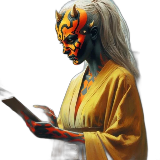 mask, staff, face, fantasy art transparent PNG cut-out