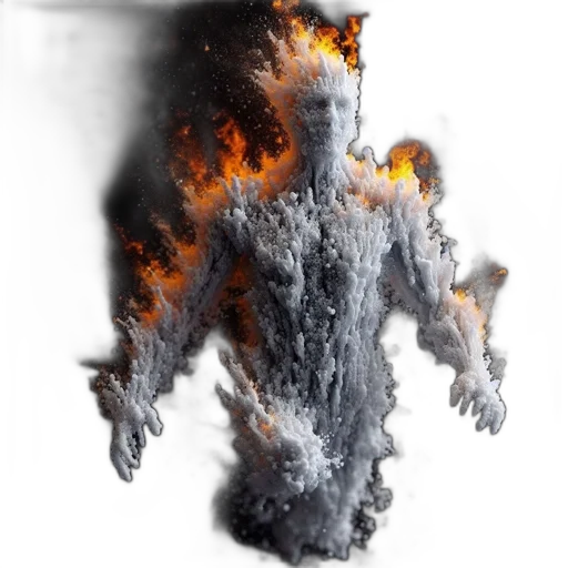 jacket, dragon, mask, hair transparent PNG cut-out