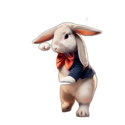 animal, staff, 3d render, concept art transparent PNG cut-out