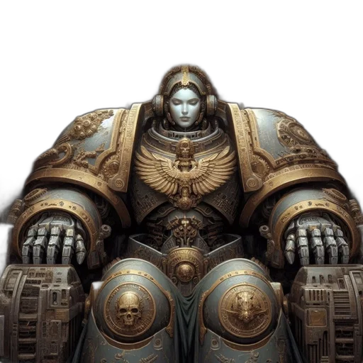 robot, face, concept art, fantasy art transparent PNG cut-out
