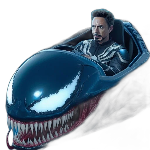 car, creature, dragon, mask transparent PNG cut-out