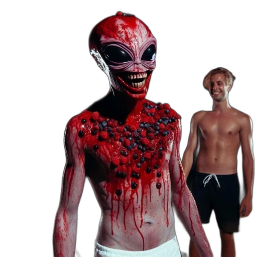 creature, mask, face, concept art transparent PNG cut-out