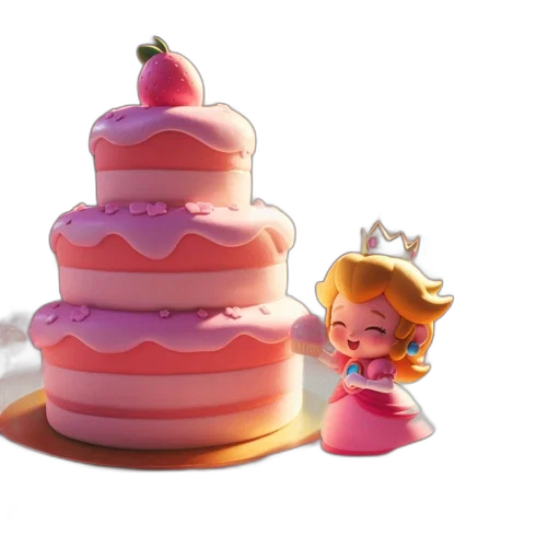 crown, food, 3d render, concept art transparent PNG cut-out