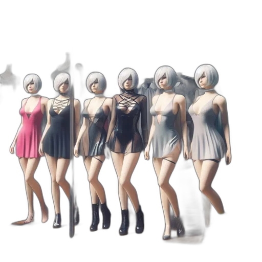 dress, robot, mask, concept art transparent PNG cut-out
