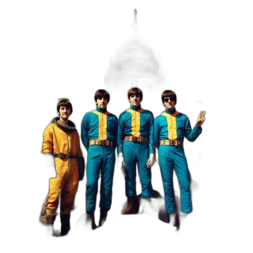 jacket, staff, concept art, outer space transparent PNG cut-out