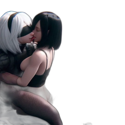 concept art, 3d render, anime, photorealistic transparent PNG cut-out