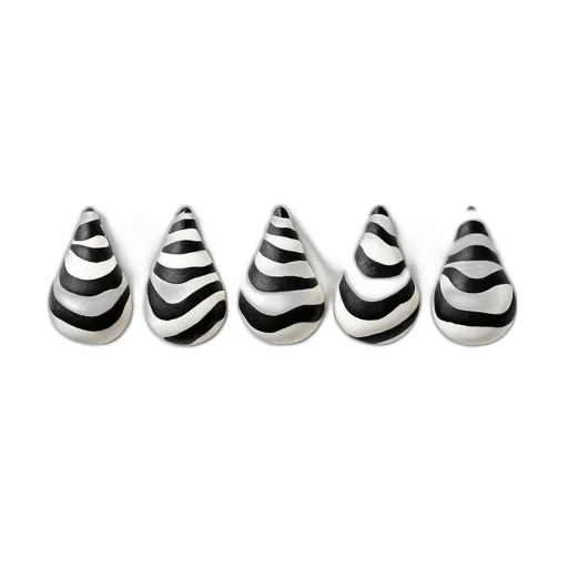 jewelry, 3d render, monochrome, row transparent PNG cut-out