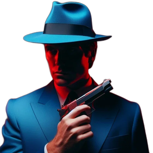 hat, weapon, jacket, staff transparent PNG cut-out