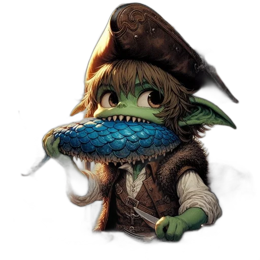 staff, hat, dragon, mask transparent PNG cut-out