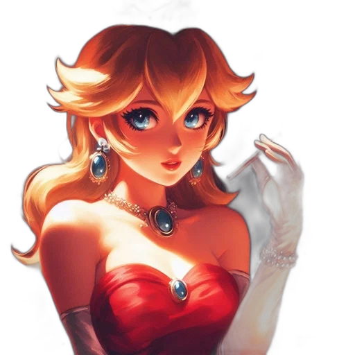dress, crown, face, concept art transparent PNG cut-out