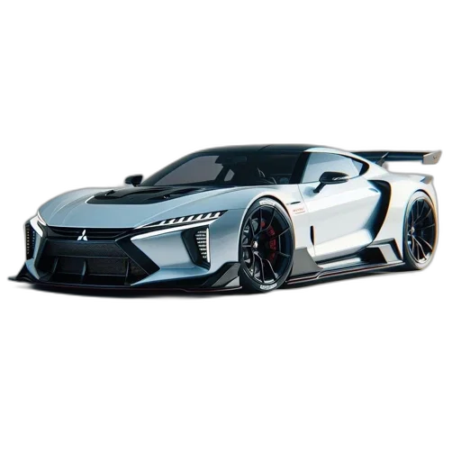 car, 3d render, photorealistic, concept art transparent PNG cut-out