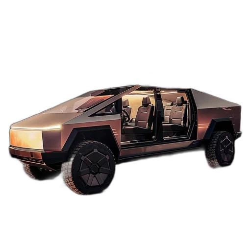 car, weapon, concept art, 3d render transparent PNG cut-out