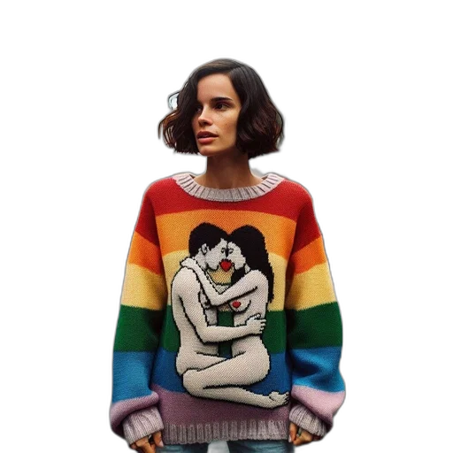 jacket, dress, pixel art, watercolor transparent PNG cut-out