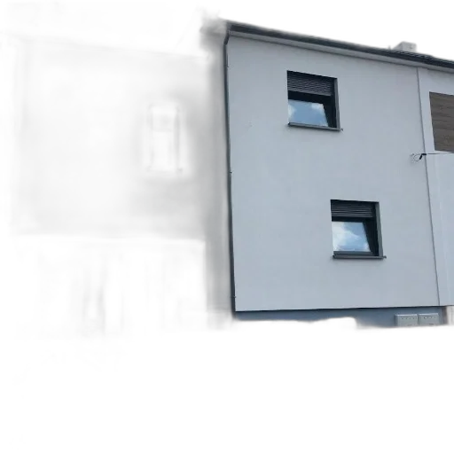 building, robot, 3d render, photorealistic transparent PNG cut-out