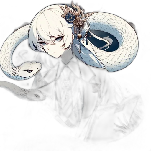 dragon, creature, staff, flower transparent PNG cut-out