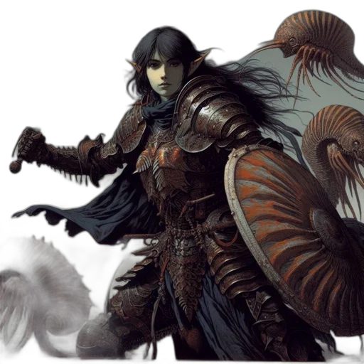 dragon, sword, weapon, creature transparent PNG cut-out