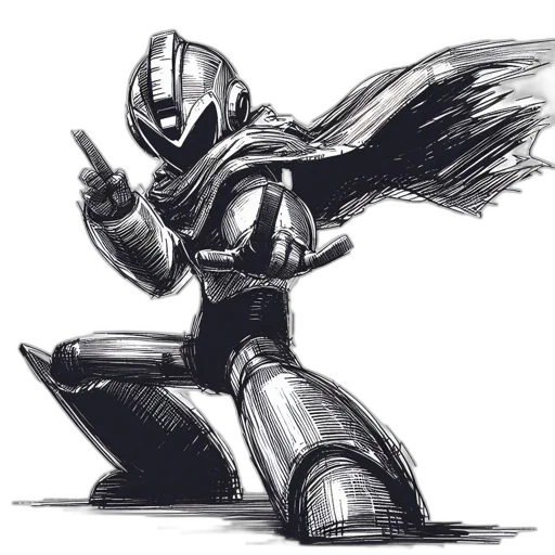 robot, weapon, concept art, comic book art transparent PNG cut-out