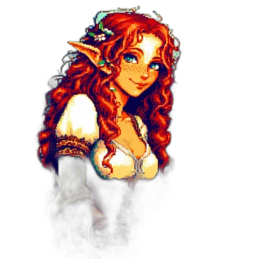 staff, jewelry, fantasy art, pixel art transparent PNG cut-out