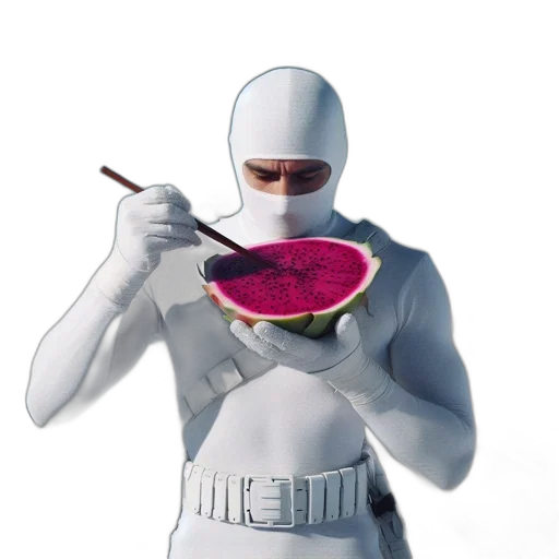 robot, food, mask, staff transparent PNG cut-out