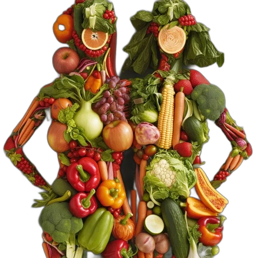 food, dress, face, two transparent PNG cut-out