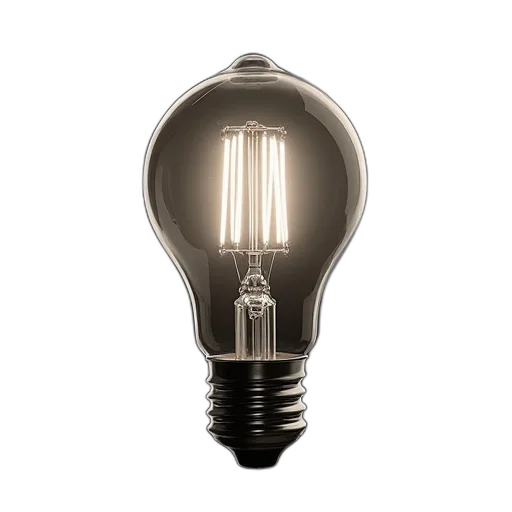 crown, 3d render, photorealistic, lightbulb transparent PNG cut-out