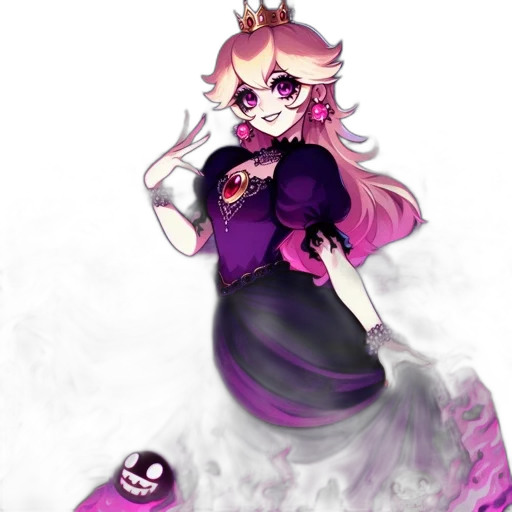 dress, creature, staff, dragon transparent PNG cut-out
