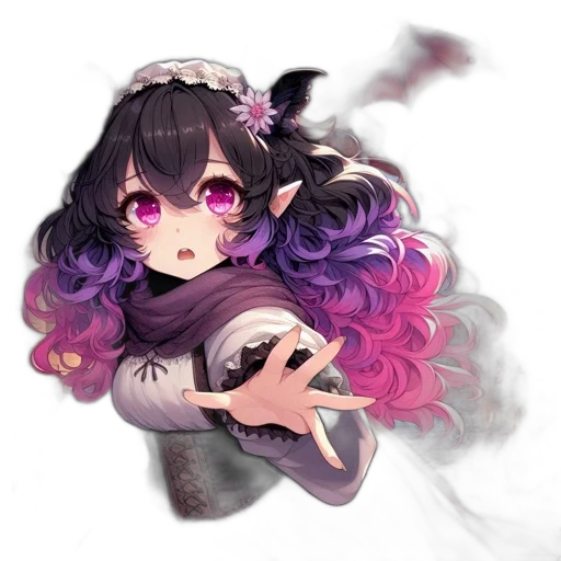 dragon, creature, staff, mask transparent PNG cut-out