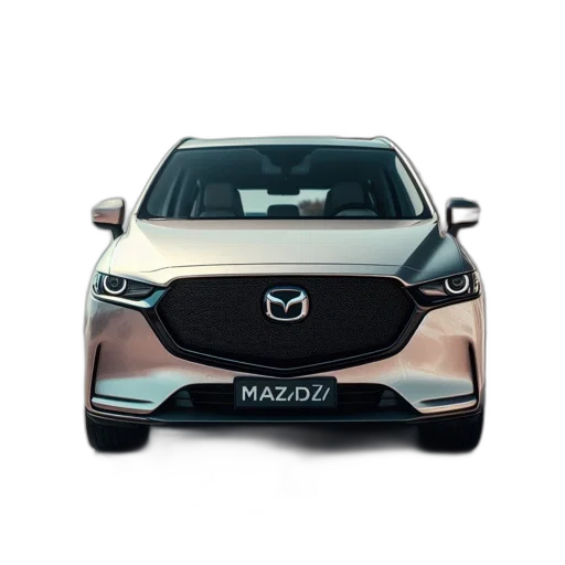 car, 3d render, mazda, license transparent PNG cut-out