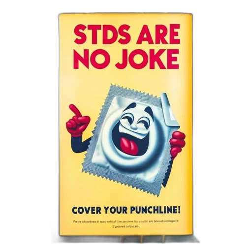 poster, featuring, cartoon, condom transparent PNG cut-out